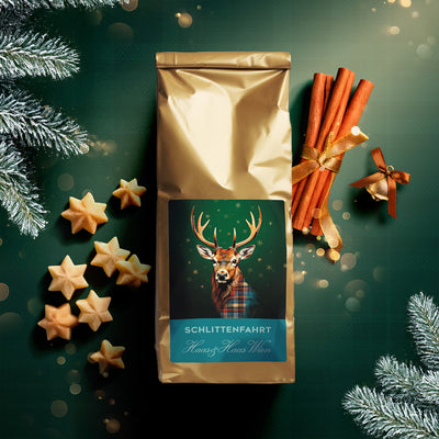 Tee : Schlittenfahrt 100g Weihnachten